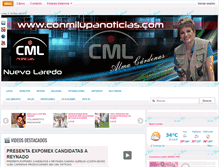 Tablet Screenshot of conmilupanoticias.com